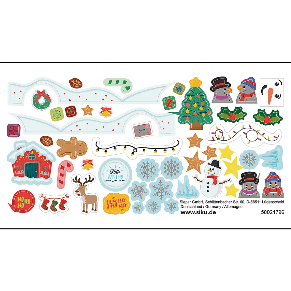 Bastel VW T5 Schneemann