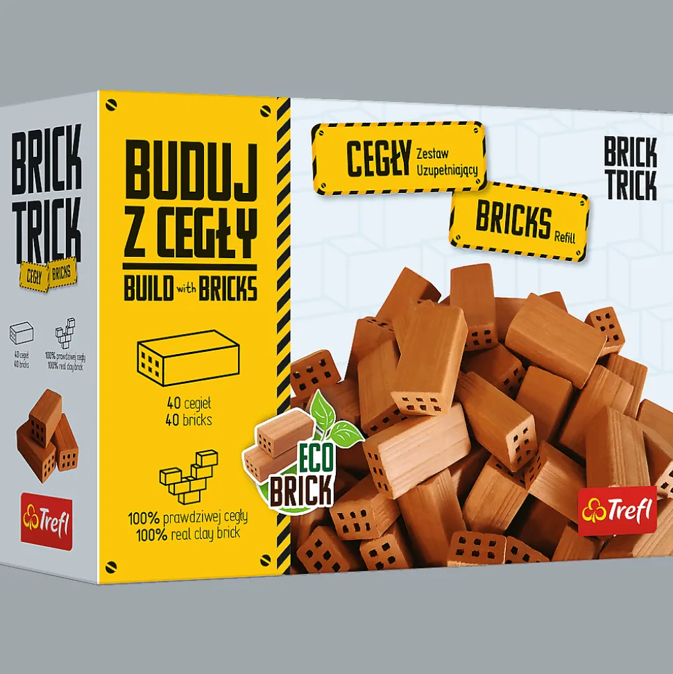 Brick Trick cegły pełne 40 sztuk