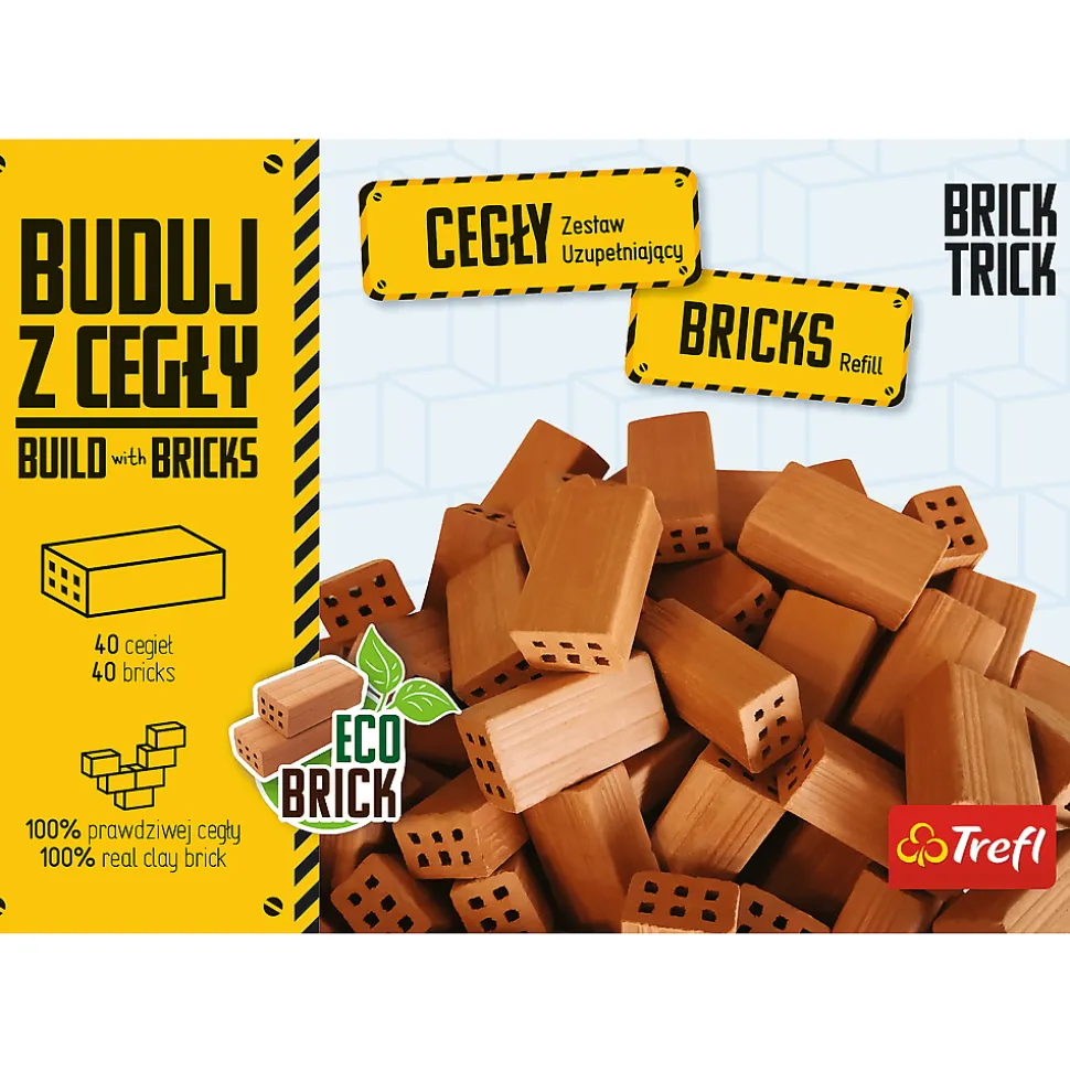 Brick Trick cegły pełne 40 sztuk