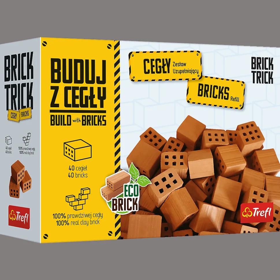 Brick Trick cegły połówki 40 sztuk