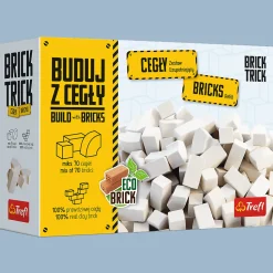 Brick Trick cegły zamkowe białe 70 sztuk