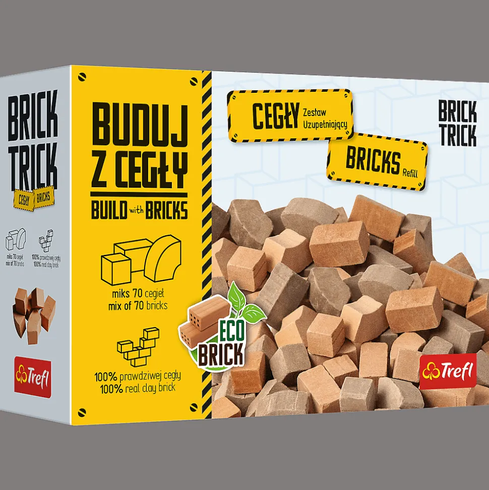 Brick Trick cegły zamkowe mozaika 70 sztuk