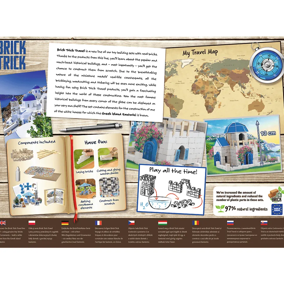 Brick Trick Travel - Santorini