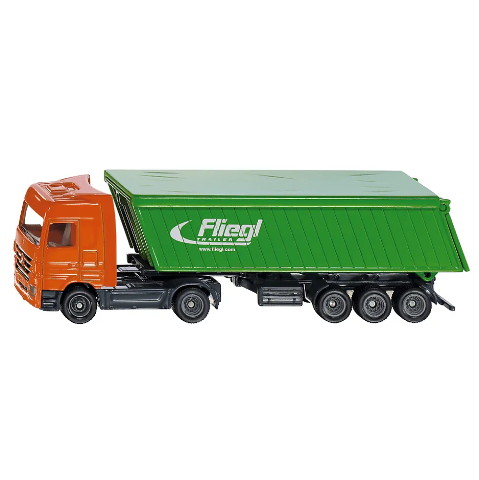 Ciężarówka z naczepą i plandeką