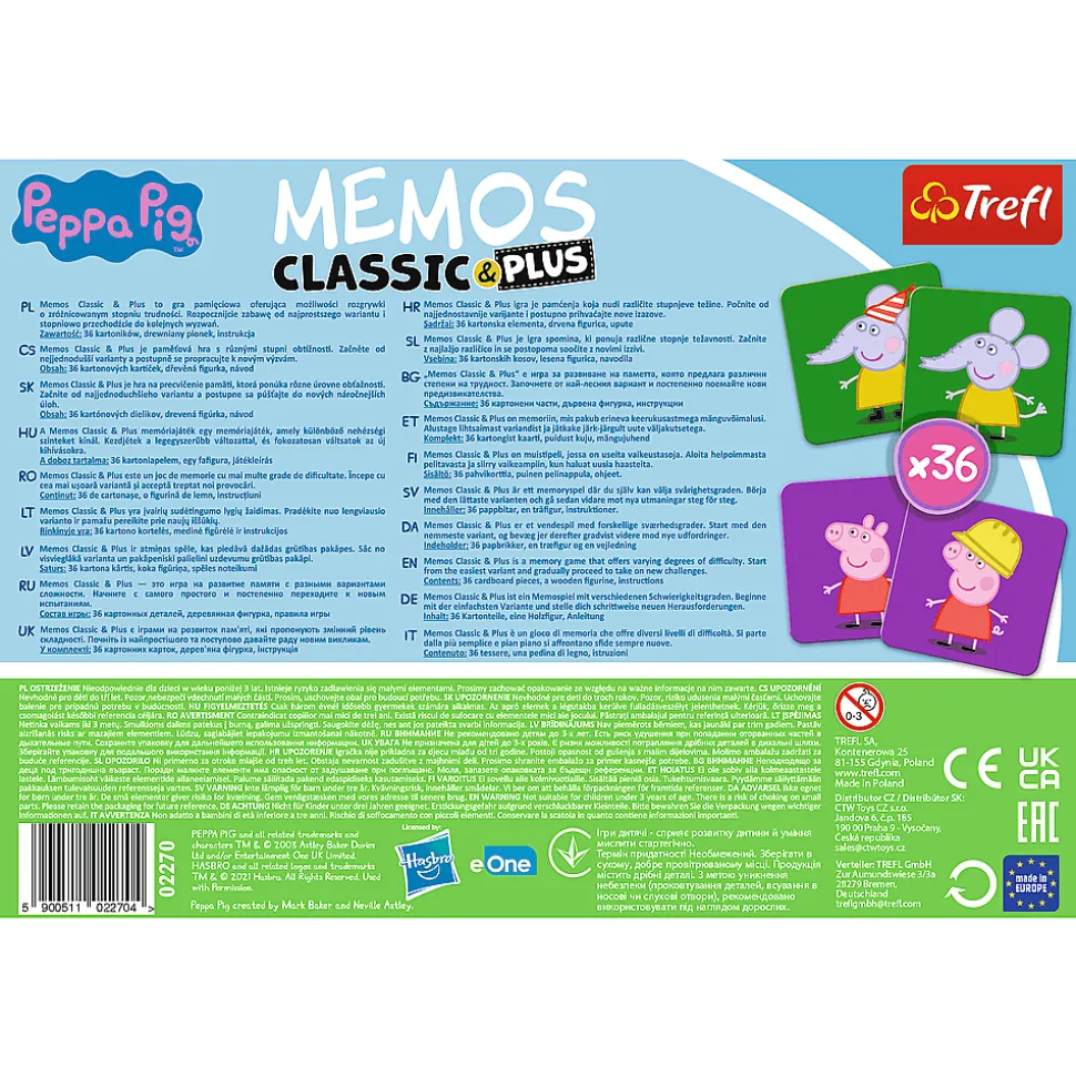 GRA - Memos classic&plus Świnka Peppa
