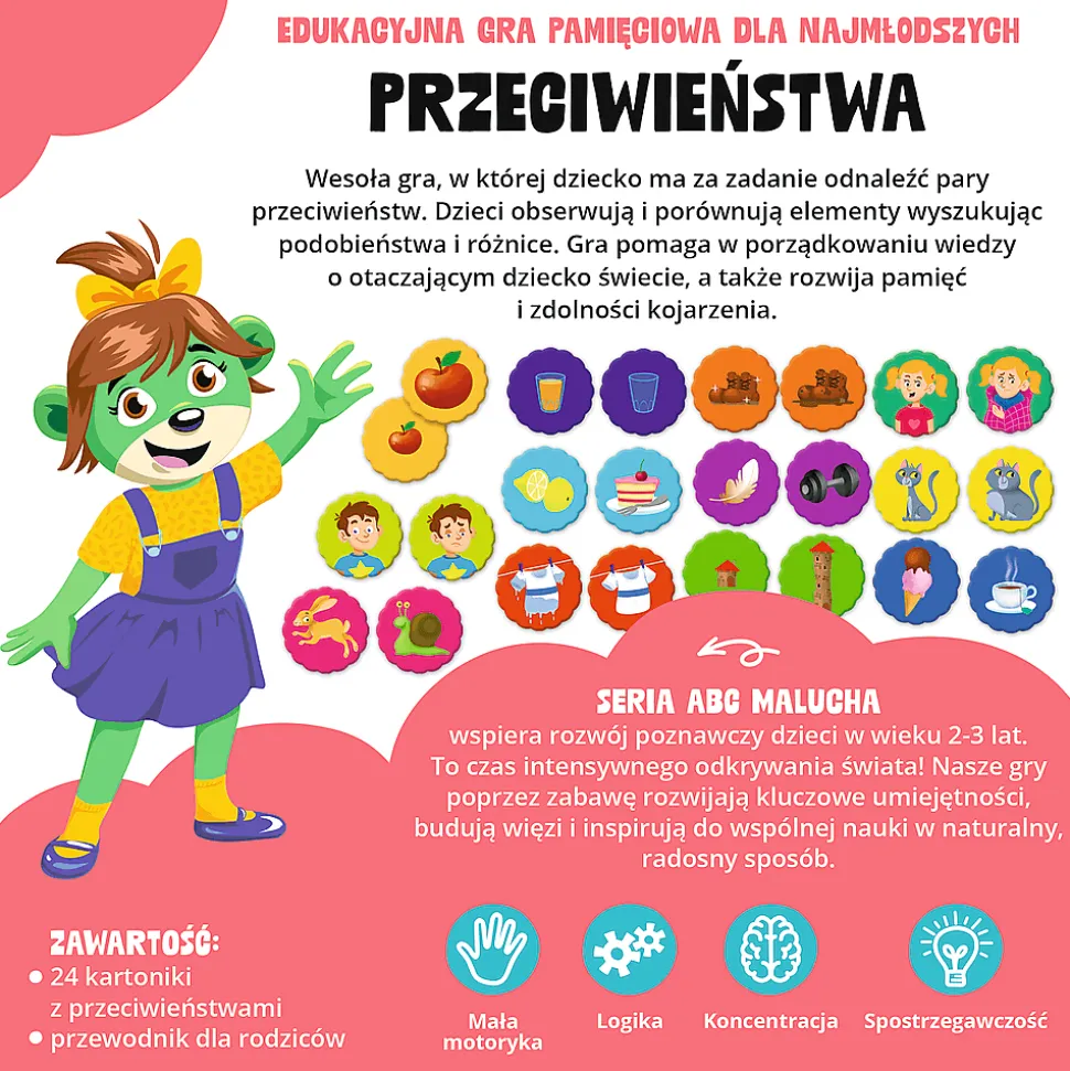 Gra dla dzieci ABC Malucha, Przeciwieństwa
