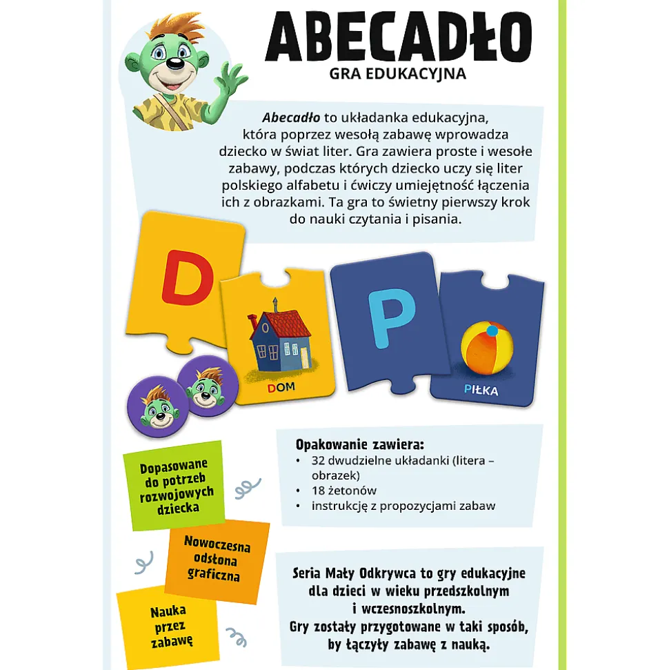 Gra dla dzieci Abecadło, Mały Odkrywca