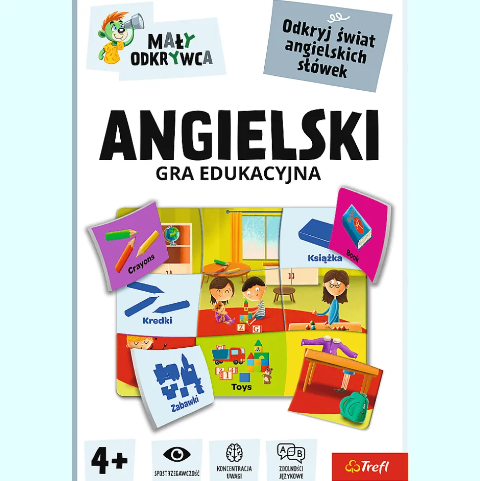 Gra dla dzieci Angielski, Mały Odkrywca