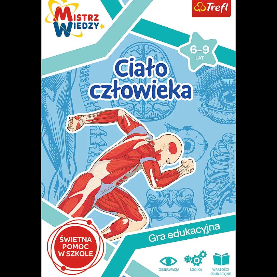 Gra dla dzieci Ciało człowieka Mistrz Wiedzy