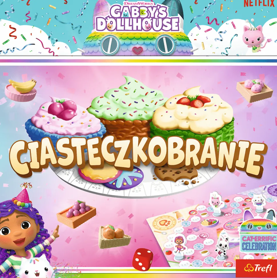 Gra dla dzieci Ciasteczkobranie, Koci Domek Gabi