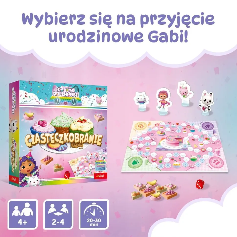 Gra dla dzieci Ciasteczkobranie, Koci Domek Gabi