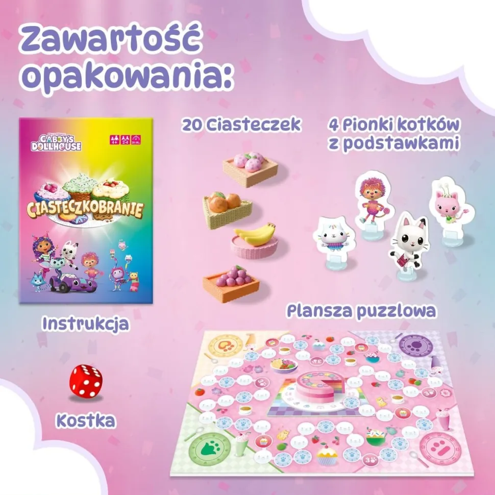 Gra dla dzieci Ciasteczkobranie, Koci Domek Gabi