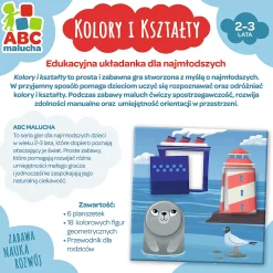 Gra dla dzieci Kolory i kształty ABC Malucha