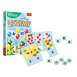 Gra dla dzieci Liczymy Rodzina Treflików