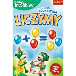 Gra dla dzieci Liczymy Rodzina Treflików