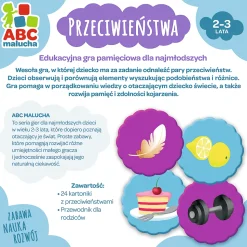Gra dla dzieci Przeciwieństwa ABC Malucha