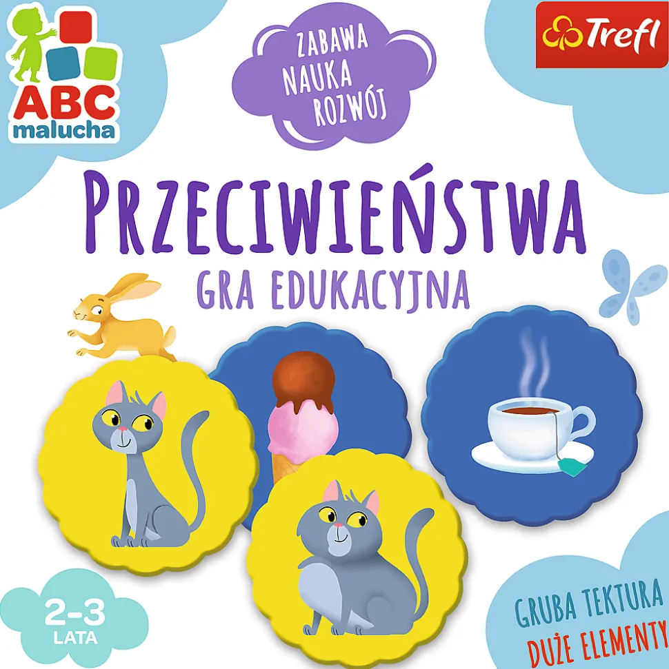 Gra dla dzieci Przeciwieństwa ABC Malucha