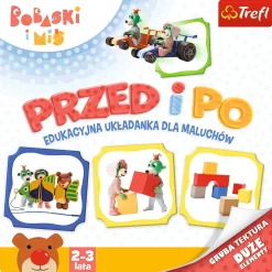 Gra dla dzieci Przed i po Bobaski i Miś