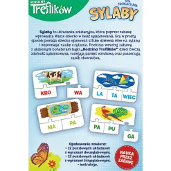 Gra dla dzieci Rodzina Treflików Sylaby