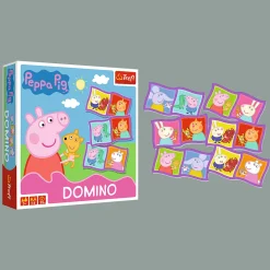 Gra dla dzieci Świnka Peppa Domino Peppa