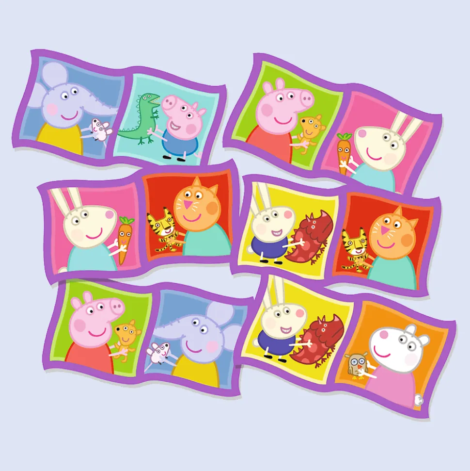 Gra dla dzieci Świnka Peppa Domino Peppa