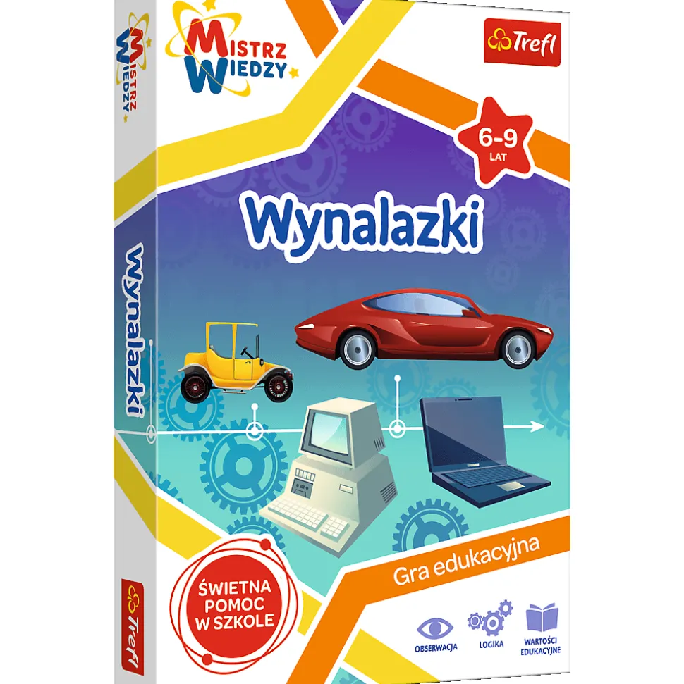Gra dla dzieci Wynalazki Mistrz Wiedzy
