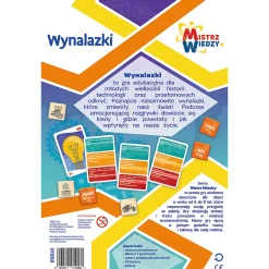 Gra dla dzieci Wynalazki Mistrz Wiedzy
