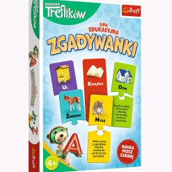 Gra dla dzieci Zagadkowy Alfabet Rodzina Treflików