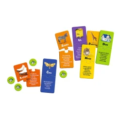 Gra dla dzieci Zagadkowy Alfabet Rodzina Treflików