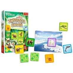 Gra dla dzieci Zwierzęta Świata Rodzina Treflików