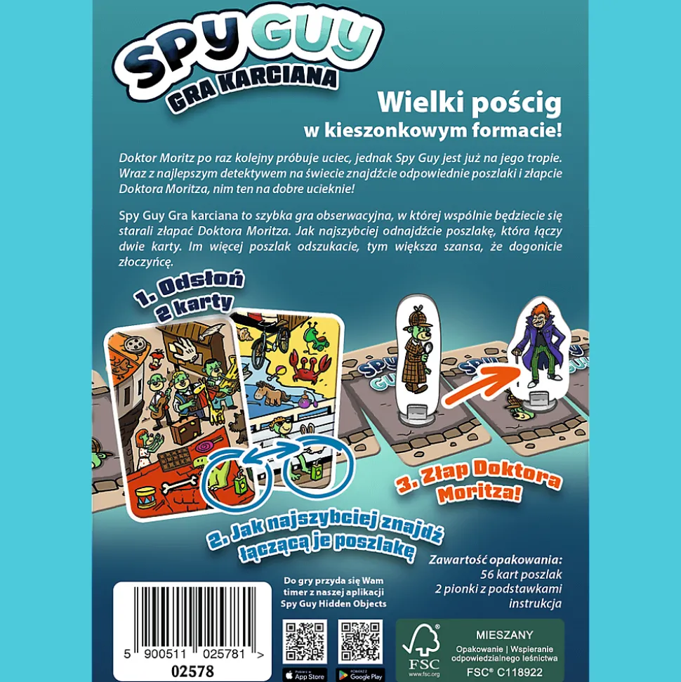 Gra karciana Spy Guy