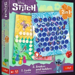 Gra klasyczna Lilo & Stitch, 2w1 Chińczyk / Węże i drabiny