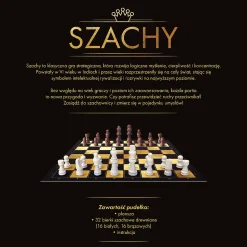 Gra klasyczna Szachy drewniane