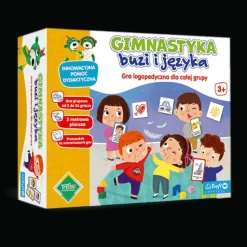 Gra logopedyczno-edukacyjna dla grupy Gimnastyka buzi i języka, Rodzina Treflików