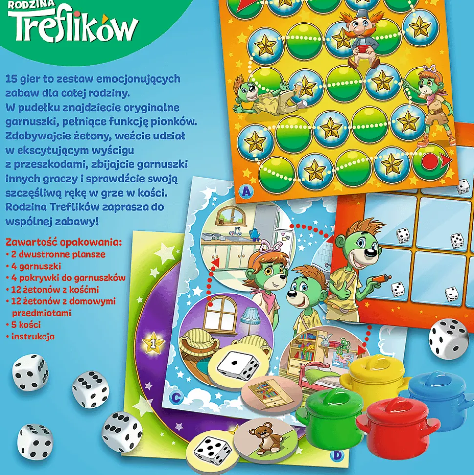 Gra planszowa 15 gier, Rodzina Treflików