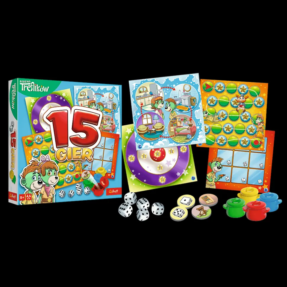 Gra planszowa 15 gier, Rodzina Treflików
