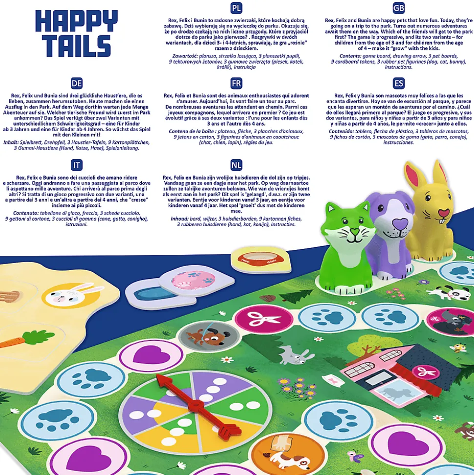 Gra planszowa dla dzieci Happy Tails