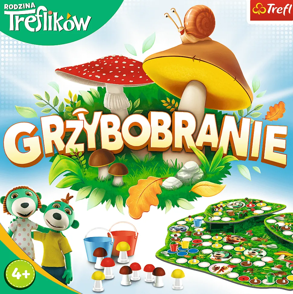 Gra planszowa Grzybobranie Rodzina Treflików