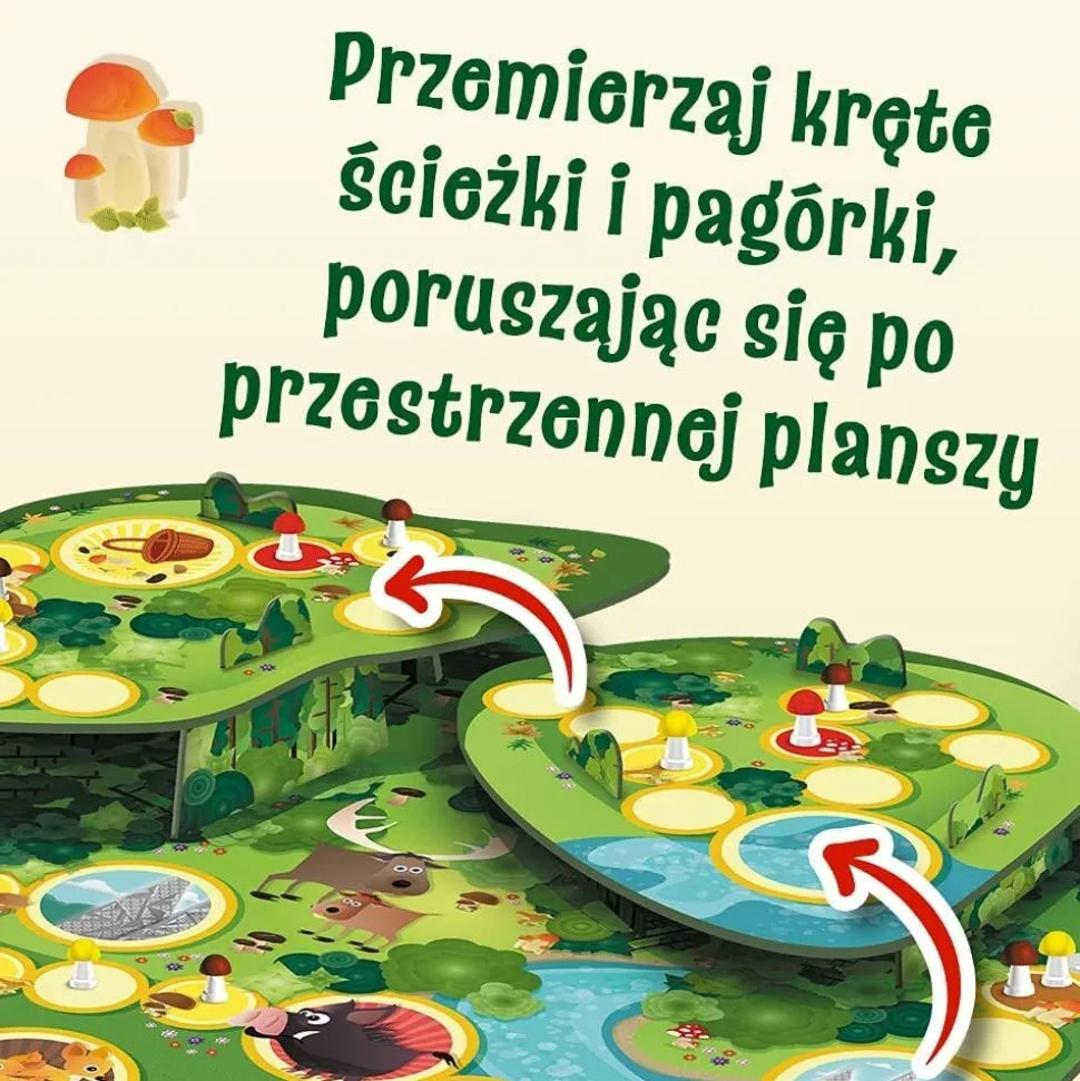 Gra planszowa Grzybobranie w Zielonym Gaju