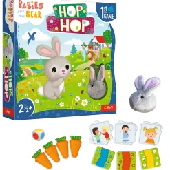 Gra planszowa Hop Hop! Bobaski i Miś