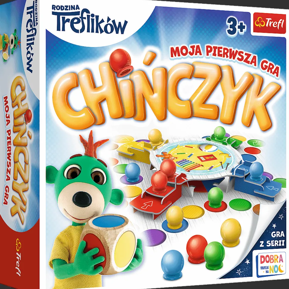 Gra planszowa Rodzina Treflików Chińczyk Moja pierwsza gra