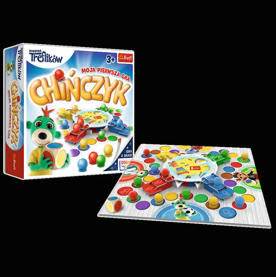 Gra planszowa Rodzina Treflików Chińczyk Moja pierwsza gra