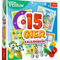 Gra planszowa Rodzina Treflików Kalejdoskop 15 gier Trefliki