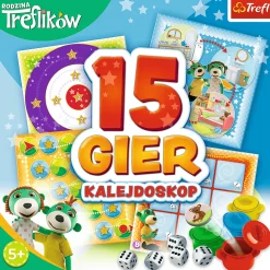 Gra planszowa Rodzina Treflików Kalejdoskop 15 gier Trefliki