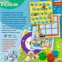 Gra planszowa Rodzina Treflików Kalejdoskop 15 gier Trefliki