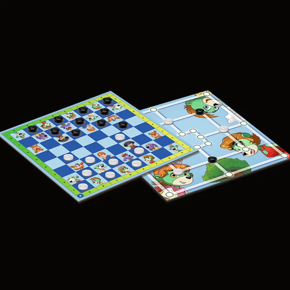 Gra planszowa Warcaby i Młynek, Rodzina Treflików