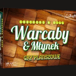 Gra planszowa Warcaby i Młynek