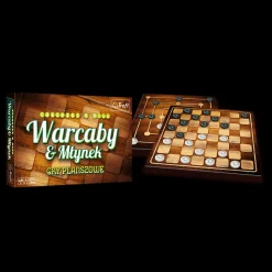 Gra planszowa Warcaby i Młynek