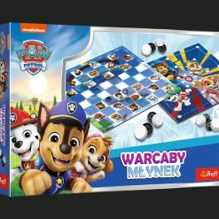Gra planszowa Warcaby i Młynek, Paw Patrol