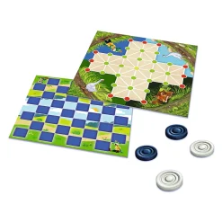 Gra planszowa Warcaby, Lis i Gęsi Rodzina Treflików